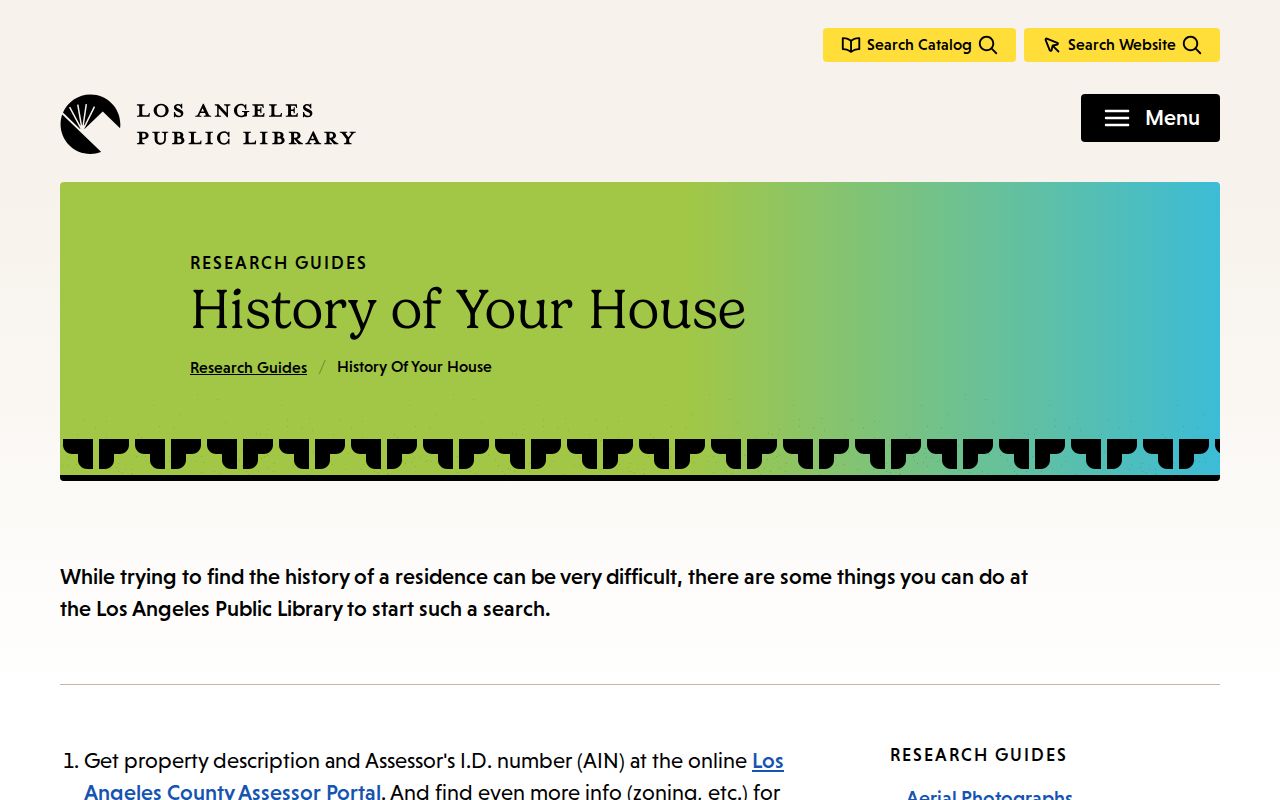 Lawndale city directory house-history research guide