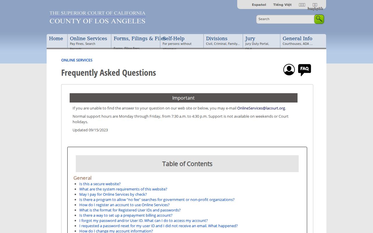 Lawndale resident lookup court name-search access rules